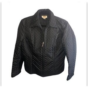 Talbots Black Wind Jacket/Rain Jacket